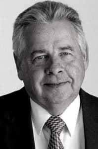 Mortgage Loan Advisor, Jim McCord in black and white