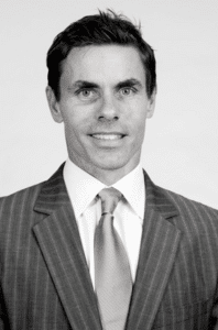 Mortgage Loan Advisor, Matt Hawkins in black and white